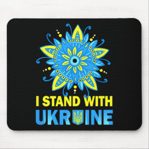 Stand With Ukraine Flag Anti-putin No To War Ukrai Mouse Pad