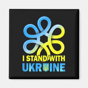 Stand With Ukraine Flag Anti-putin Say No To War U Magnet