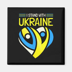 Stand With Ukraine Flag Anti-putin Say No To War U Magnet
