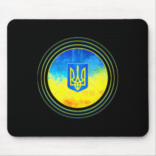 Stand With Ukraine Flag Anti-putin Ukraine Ukraini Mouse Pad