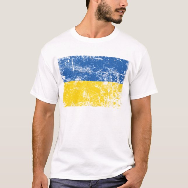 Stand with Ukraine, Invaded by Russia 2022 T-Shirt (Front)