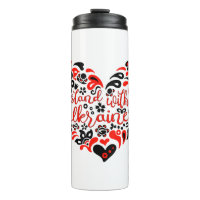 Stand with Ukraine lettering and heart