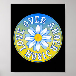 Stand With Ukraine Love Over Anger Music 2  Poster