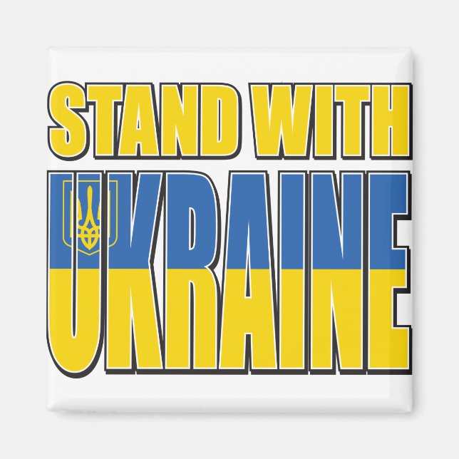 Stand-With-Ukraine Magnet (Front)