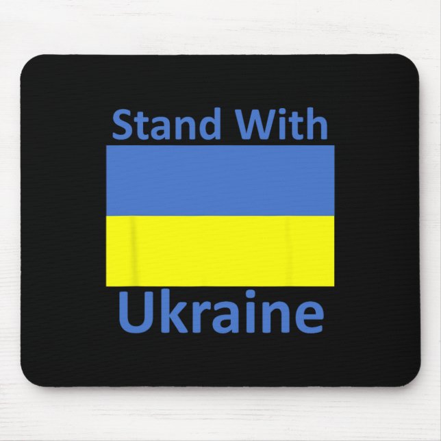 Stand With Ukraine  Mouse Pad (Front)