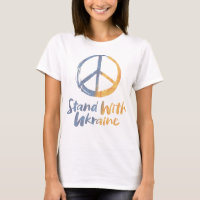 Stand With Ukraine - PEACE Symbol Sign Freedom