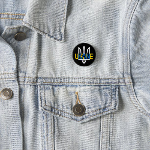 Stand with Ukraine Pin Button