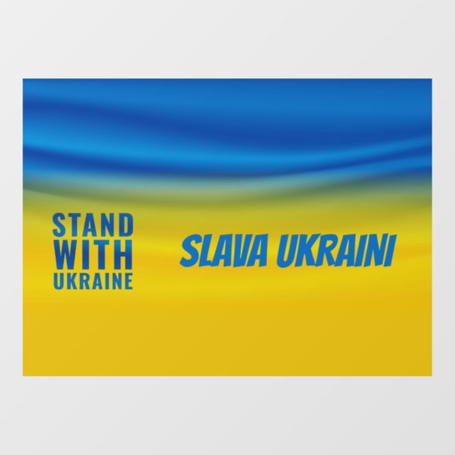 Stand with Ukraine Slava Ukraini Glory to Ukraine (Sheet)