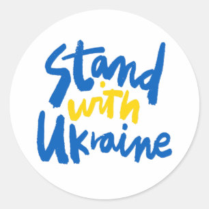 Stand With Ukraine Sticker