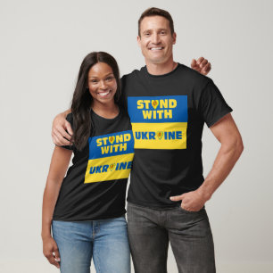 Stand with Ukraine Sunflower hearts T-Shirt