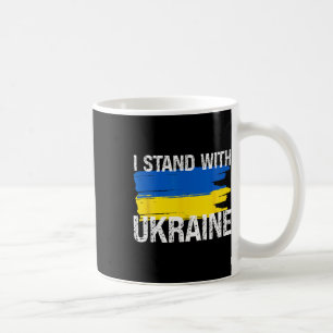 Stand With Ukraine Support Ukraine Flag For Love P Coffee Mug