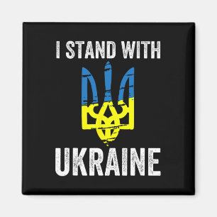 Stand With Ukraine Support Ukraine Resist Protest  Magnet