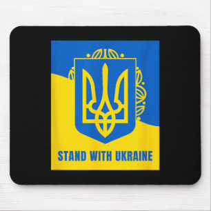 Stand With Ukraine - Support Ukraine, Stop The War Mouse Pad
