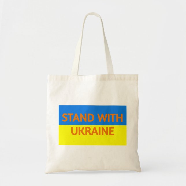stand with Ukraine Tote Bag (Front)