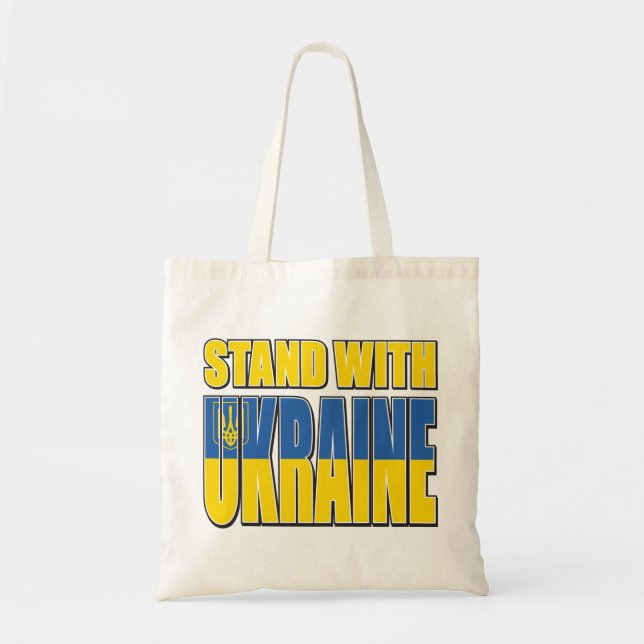 Stand-With-Ukraine Tote Bag (Front)
