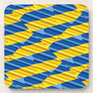 Stand with Ukraine, Ukraine Inspired, Peace No War Coaster
