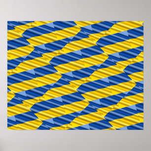 Stand with Ukraine, Ukraine Inspired, Peace No War Poster