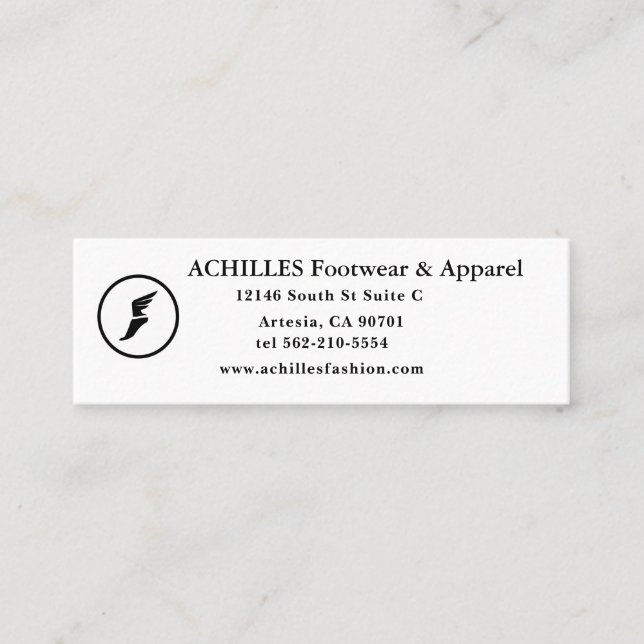 Standard, 3.5" x 2.0" Business Card (Front)