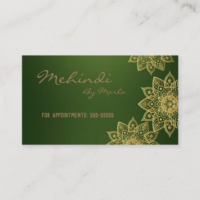 Standard, 3.5" x 2.0" Business Card (Front)