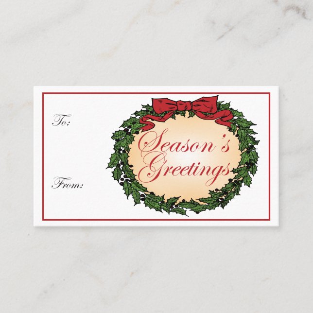 Standard, 3.5" x 2.0" Business Card (Front)