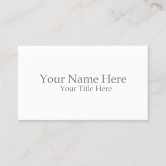 Standard, 3.5" x 2.0" Business Card