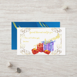 Standard, 3.5" x 2.0" Discount Card