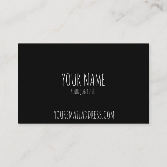 Standard, 3.5" x 2.0", Standard Matte Business Card (Back)