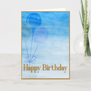 Standard, 5" x 7" Folded Birthday Card