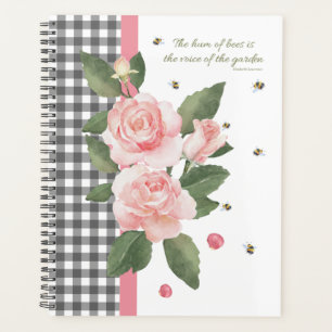 Standard 8.5 x 11 Planner, black spiral Planner