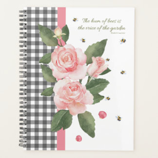 Standard 8.5 x 11 Planner, black spiral Planner