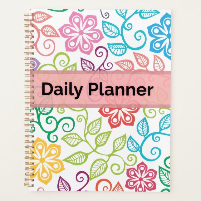 Standard (8.5" x 11") Planners (Front)