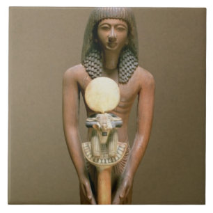 Standard-bearer with ram-headed standard (cariob w tile