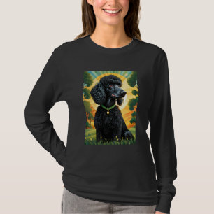 STANDARD BLACK POODLE SUN LIGHT T-Shirt