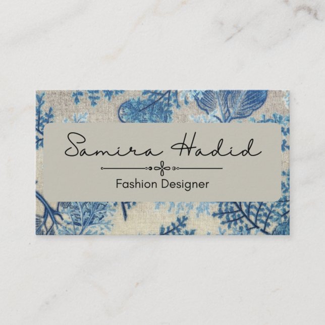 STANDARD BUSINESS CARD  (Front)