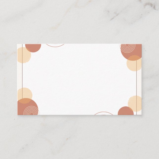 STANDARD BUSINESS CARD  (Front)