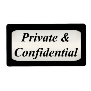 Standard Business Private Large Label