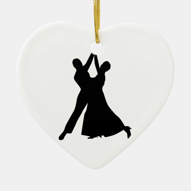Standard dancing ceramic tree decoration (Front)