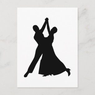 Standard dancing postcard