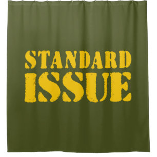 STANDARD ISSUE SHOWER CURTAIN