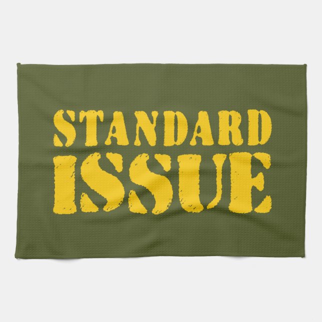 STANDARD ISSUE TEA TOWEL (Horizontal)