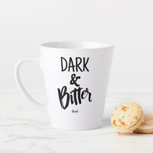Standard Latte Mug - Dark & Bitter (In Situ)