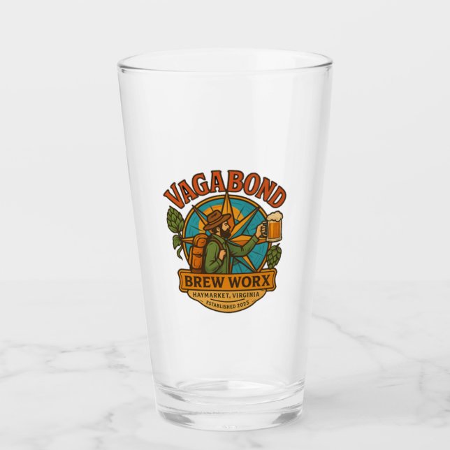 Standard Logo Beer Glass (Front)