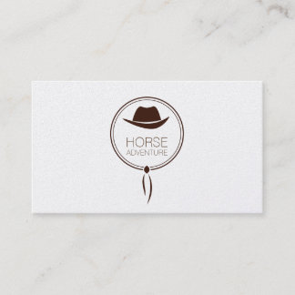 Standard logo western business card
