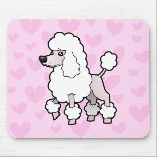 Standard/Miniature/Toy Poodle Love (show cut) Mouse Pad