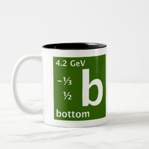 Standard Model (bottom quark) Two-Tone Coffee Mug