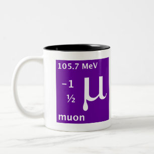 Standard Model (muon) Two-Tone Coffee Mug