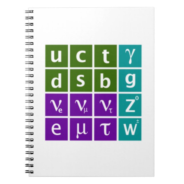 Standard Model Notebook (Front)