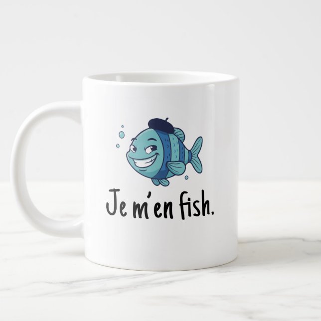 Standard Mug - Je m'en fish (Left)