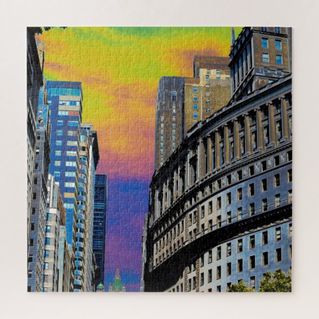 Standard Oil Building New York City USA Poster Jigsaw Puzzle (Vertical)