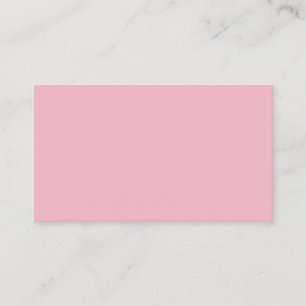 Standard Pink Business Card